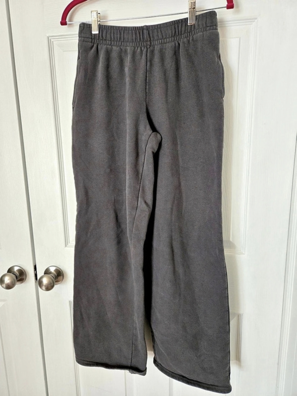 PACSUN Fleece Baggy Sweatpants Gray XS